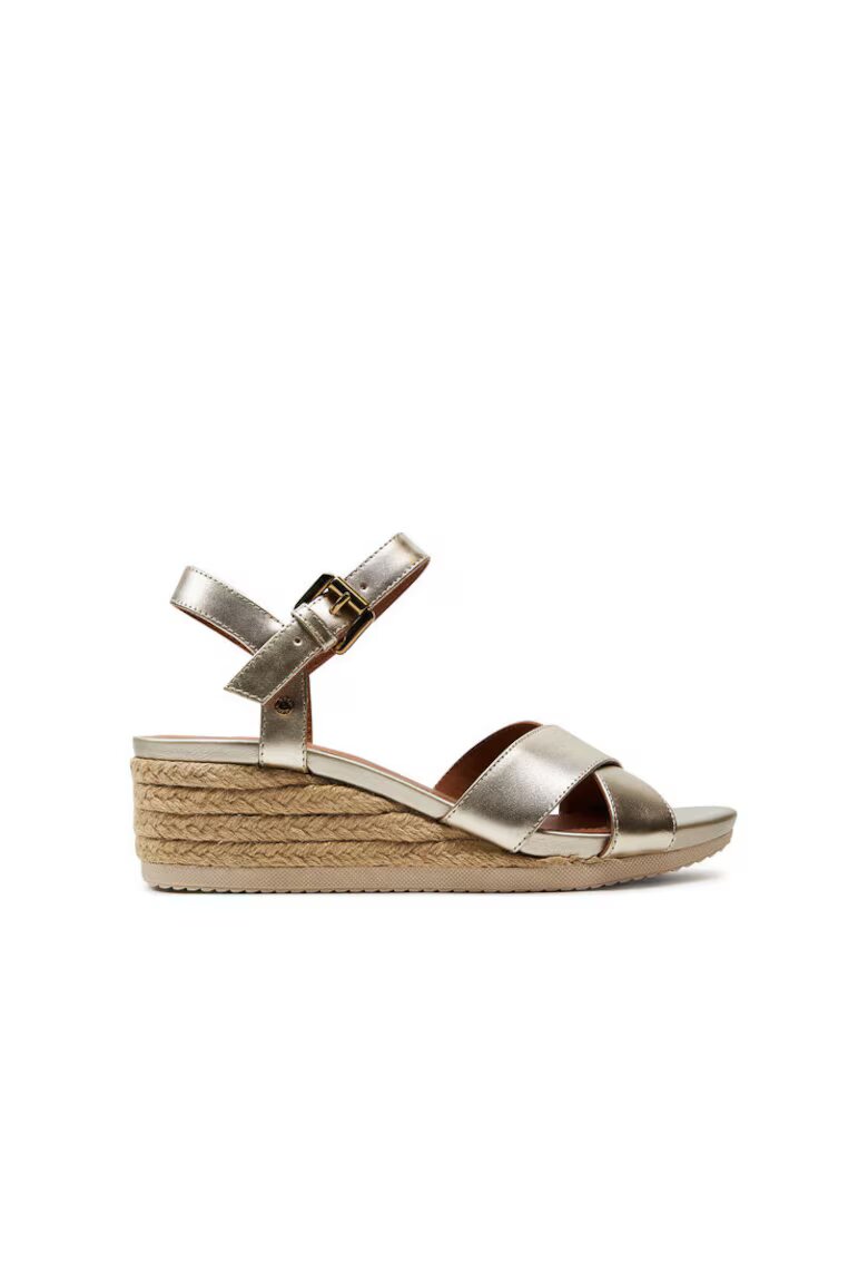 Geox Espadrile dama 303465889 - Piele naturala - Auriu - Auriu