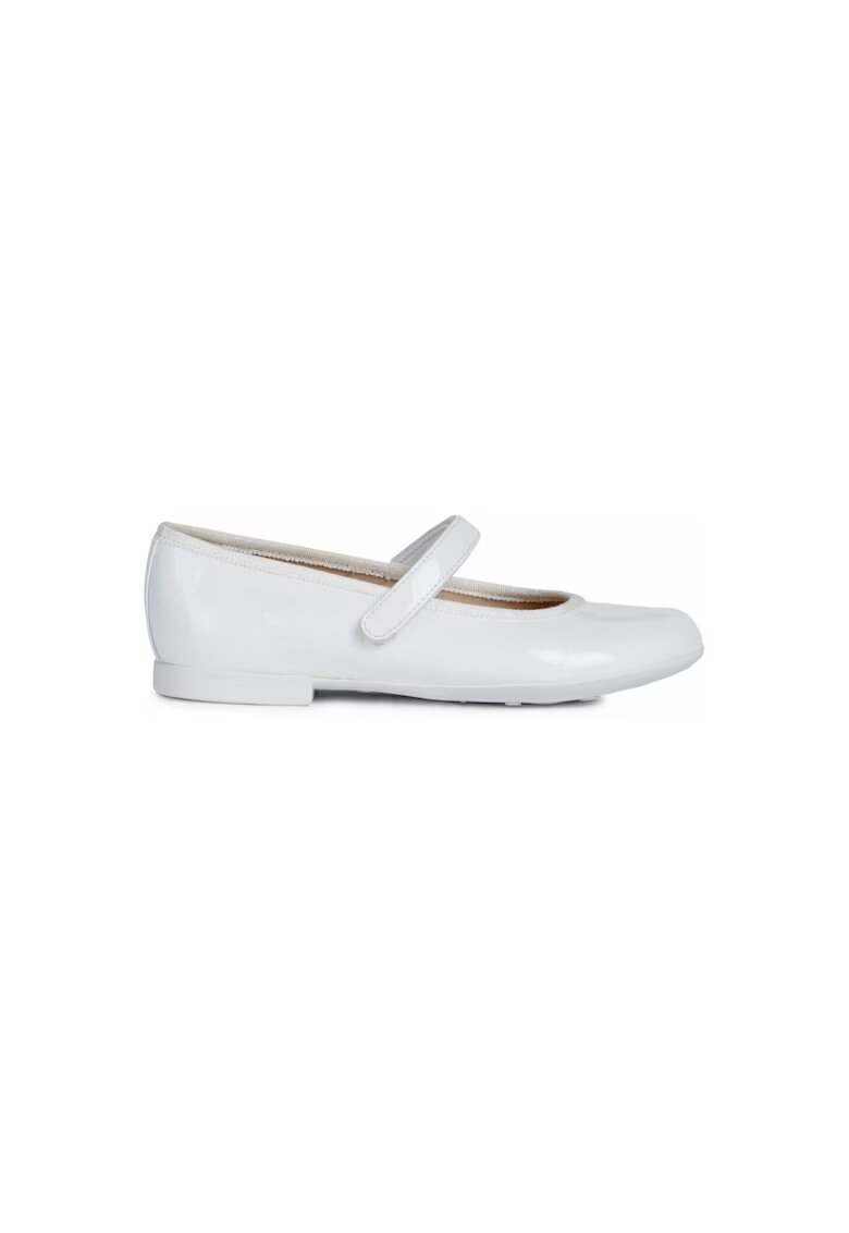 Geox Espadrile fete - Jr Plie - Poliuretan - Alb