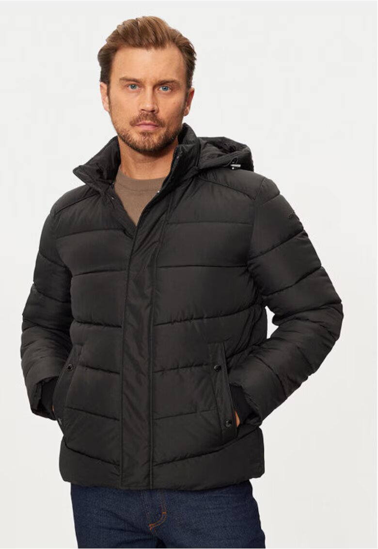 Geox Geaca barbati - 304203220 - Poliester - Negru - Negru