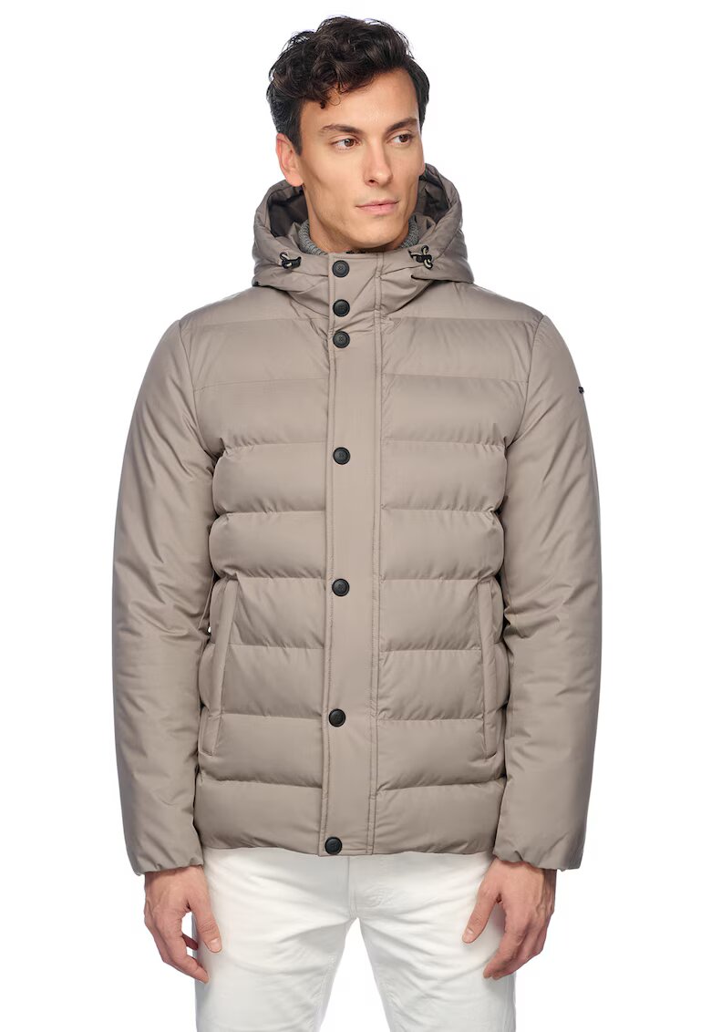 Geox Geaca cu vatelina - Maro taupe deschis