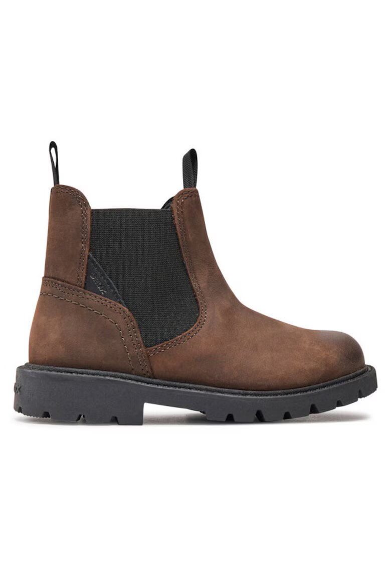 Geox Ghete baieti 304068317 - Piele naturala - Maro - Maro