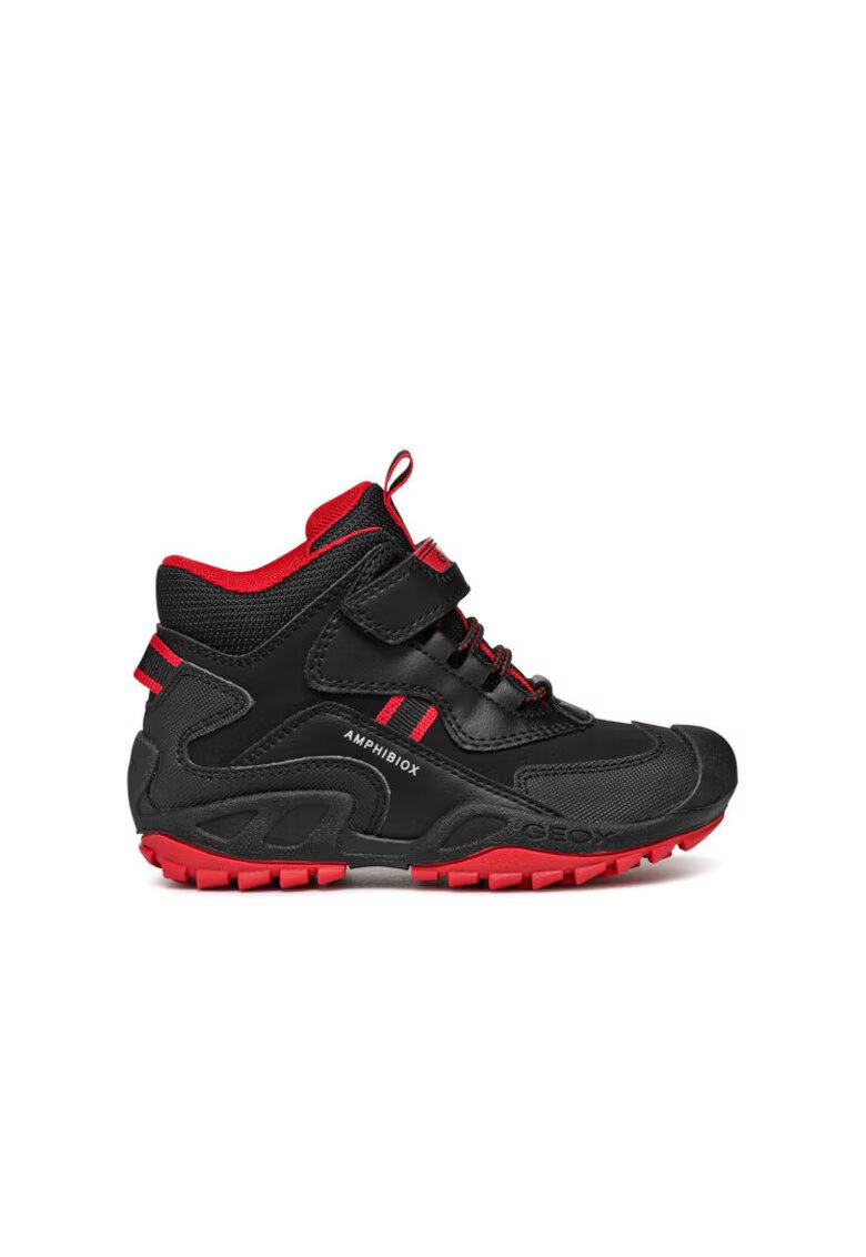 Geox Ghete baieti 304069970 - Piele ecologica - Negru - Negru