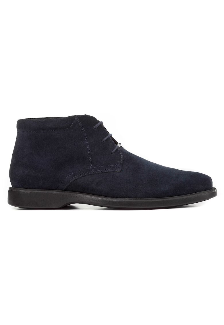 Geox Ghete barbatesti piele naturala - albastru -