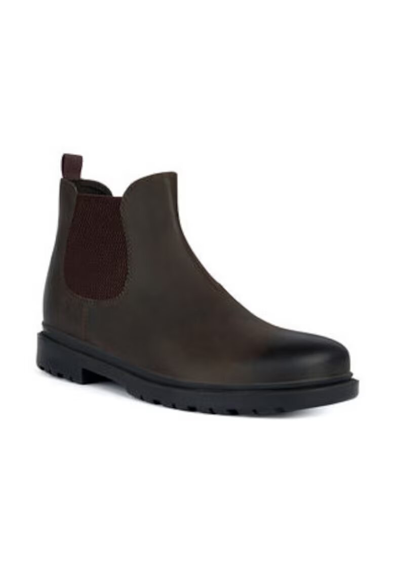 Geox Ghete Chelsea barbatesti - piele naturala - maro - design modern