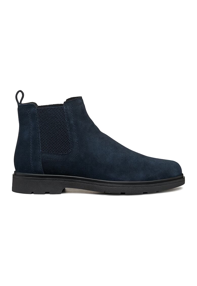 Geox Ghete Chelsea din piele intoarsa - Bleumarin