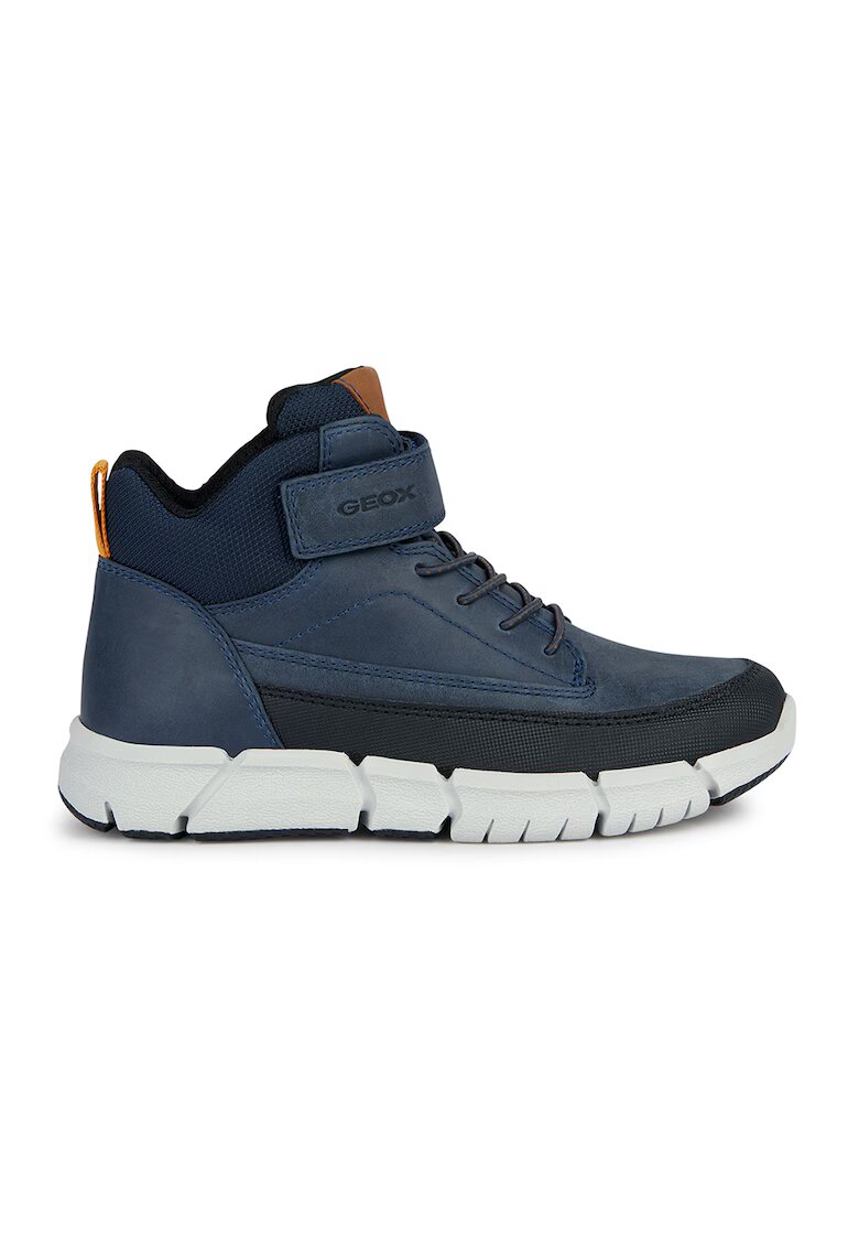 Geox Ghete cu garnituri de piele - Bleumarin