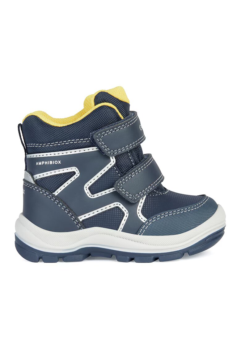 Geox Ghete cu inchidere velcro - Galben/Bleumarin