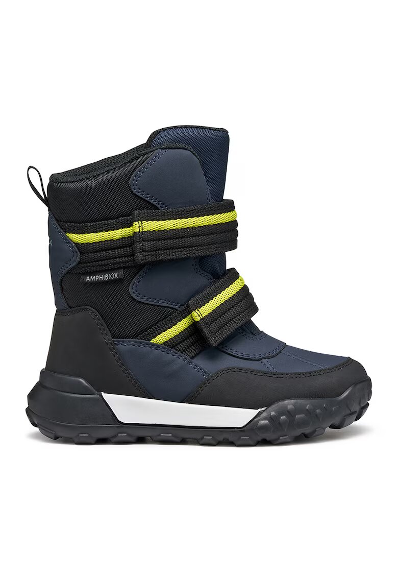 Geox Ghete cu velcro - Negru/Bleumarin