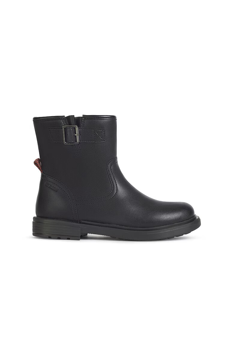 Geox Ghete de piele ecologica Eclair - Negru