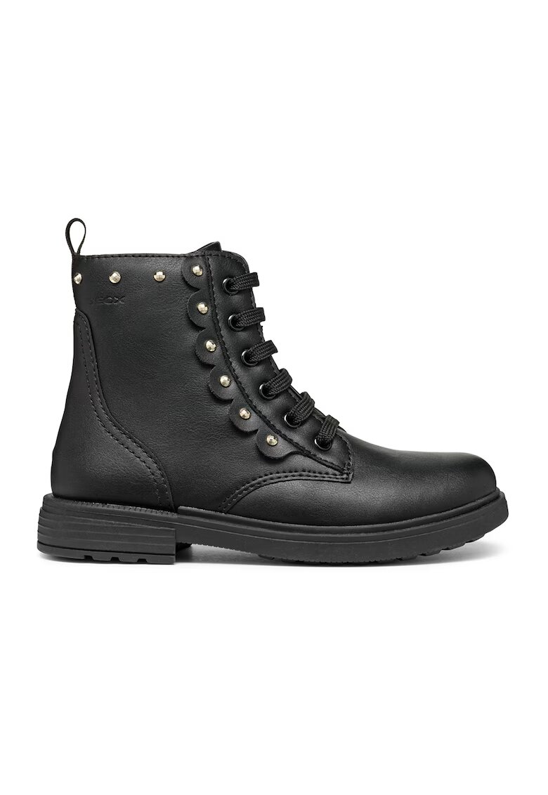 Geox Ghete de piele ecologica - Negru