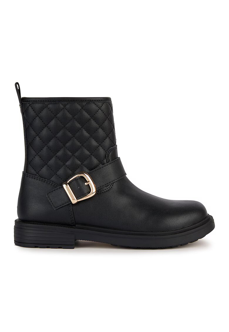 Geox Ghete de piele ecologica - Negru