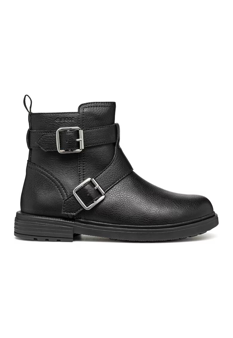 Geox Ghete de piele ecologica - Negru