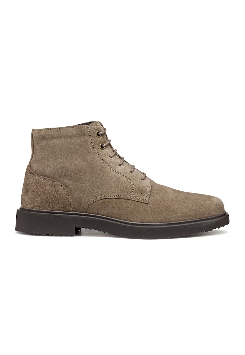 Geox Ghete de piele intoarsa - Maro taupe