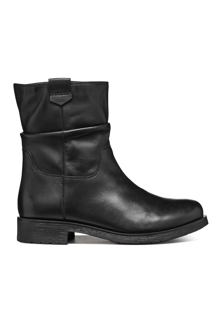 Geox Ghete din piele - Negru
