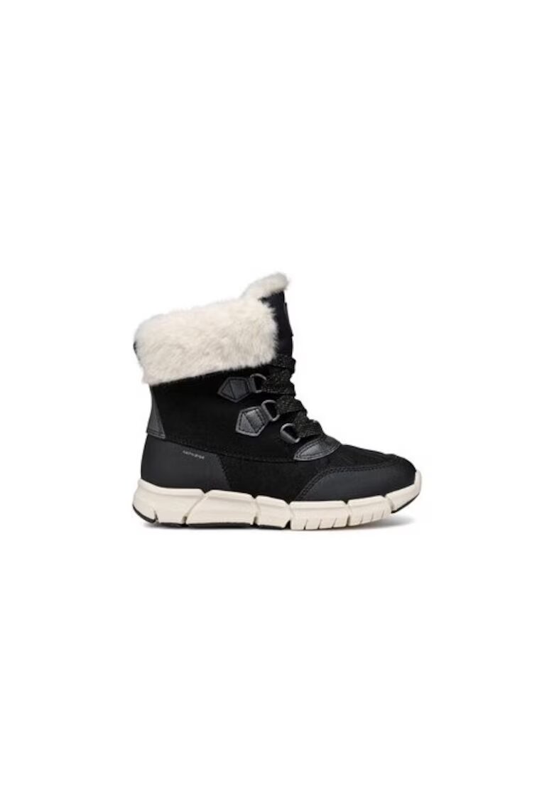 Geox Ghete fete 304071706 - Piele ecologica - Negru - Negru