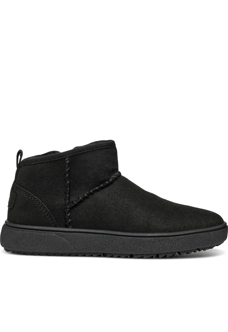 Geox Ghete fete J46HUC 000AU C9999 - Sintetic - Negru