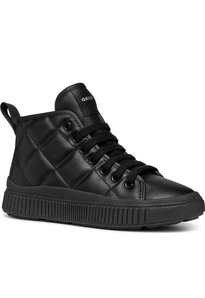 Geox Ghete fete J46M3B 000BC C9999 - Sintetic - Negru