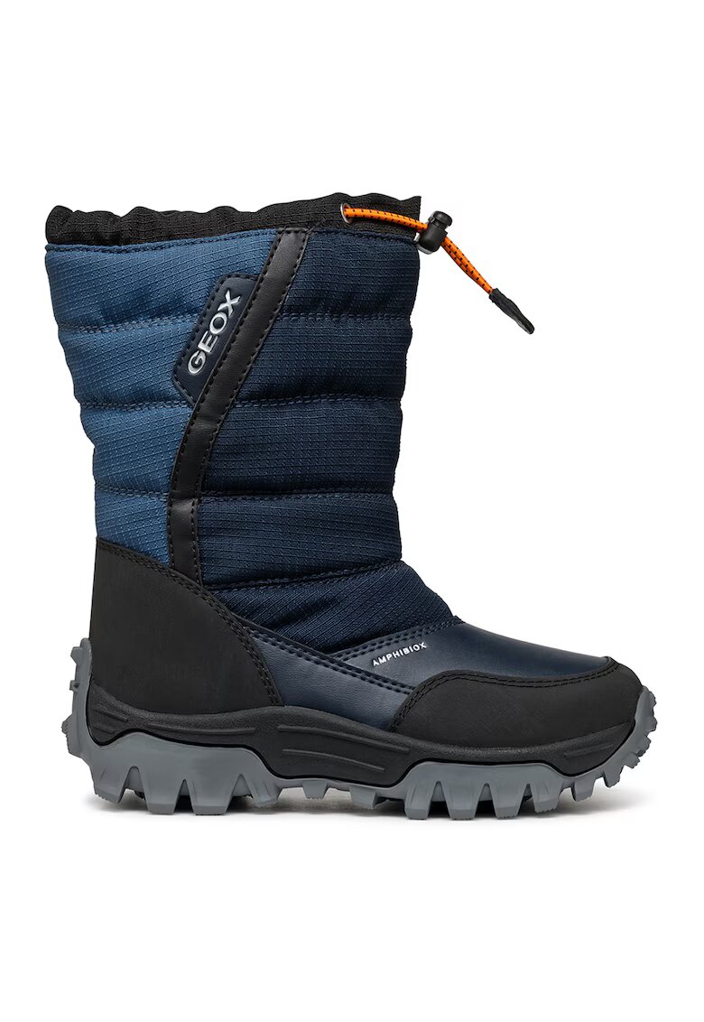 Geox Ghete impermeabile cu segmente matlasate fara inchidere Himalaya ABX - Negru/Bleumarin