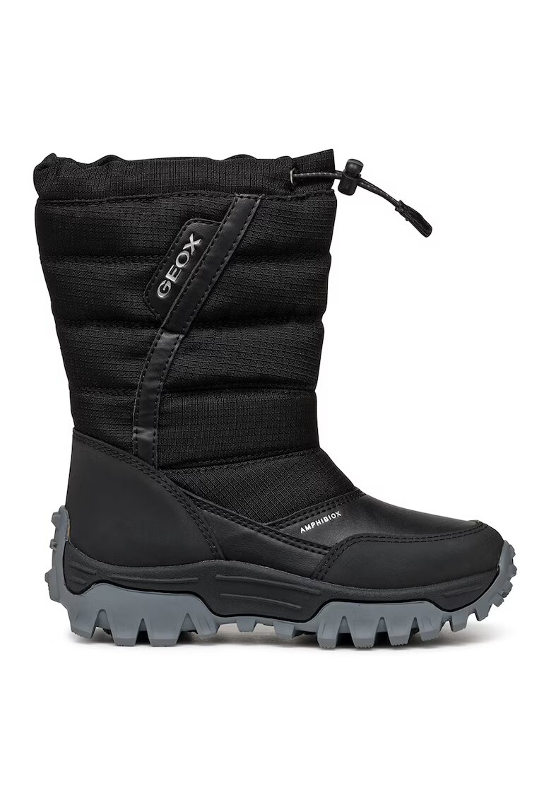 Geox Ghete impermeabile cu segmente matlasate fara inchidere Himalaya ABX - Negru/Gri