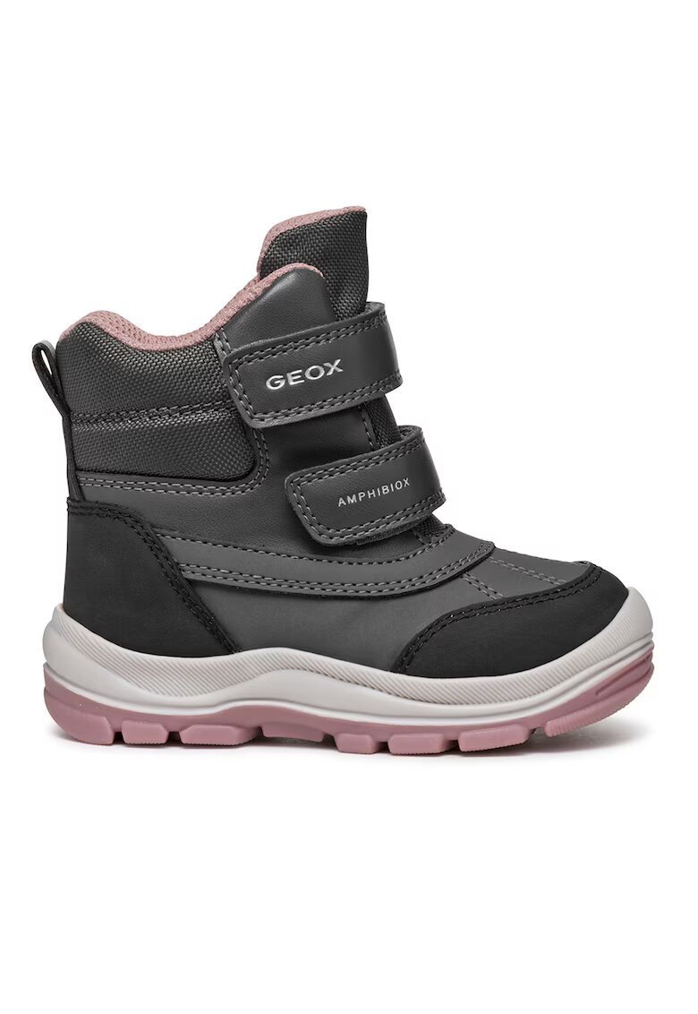 Geox Ghete impermeabile cu velcro - Gri antracit