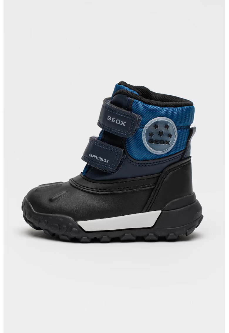Geox Ghete impermeabile cu velcro - Negru/Bleumarin