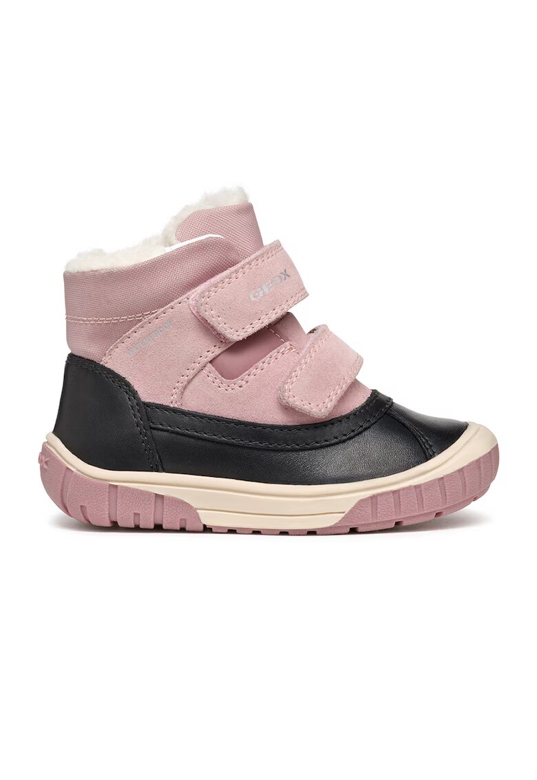 Geox Ghete impermeabile Omar - Negru/Roz deschis