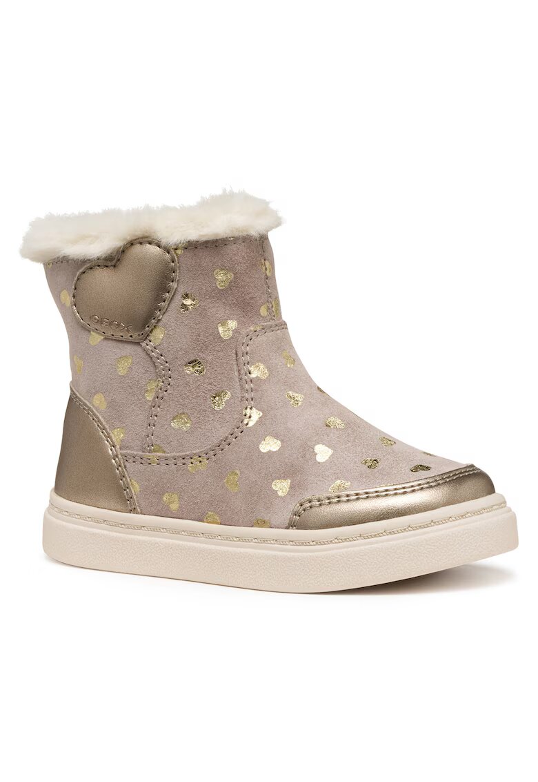 Geox Ghete pentru fete - 305272348 - piele naturala - bej/auriu
