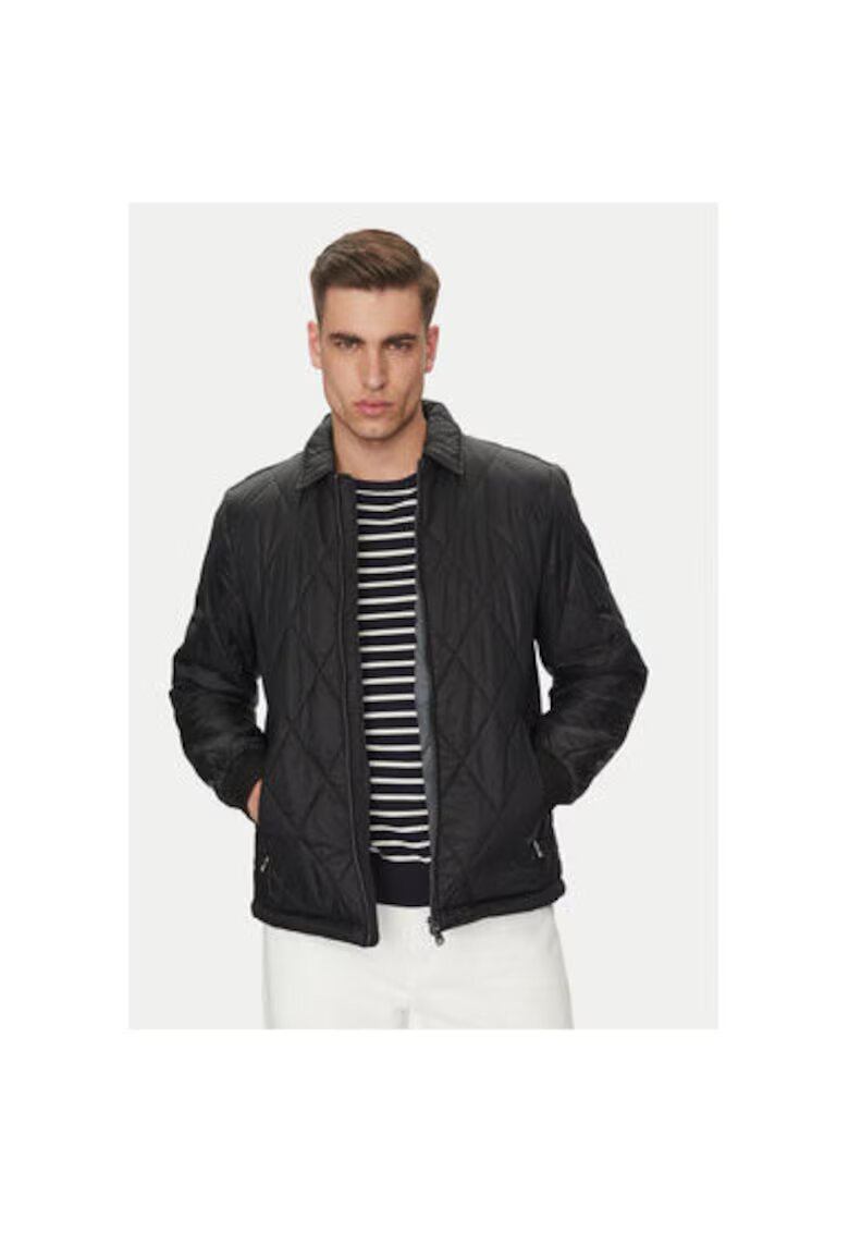 Geox Jacheta barbati M5522S-T3132 - Poliamida - Negru - Negru