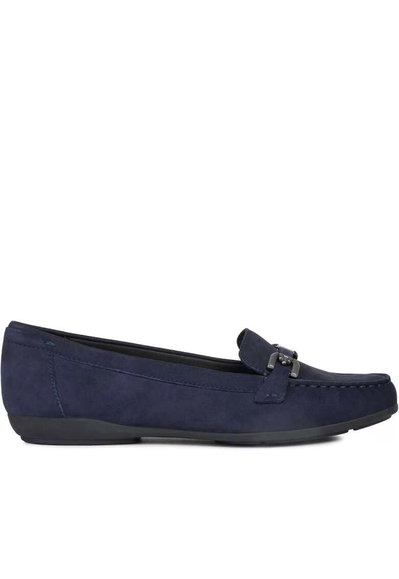 Geox Mocasini dama - Piele - Albastru - Bleumarin