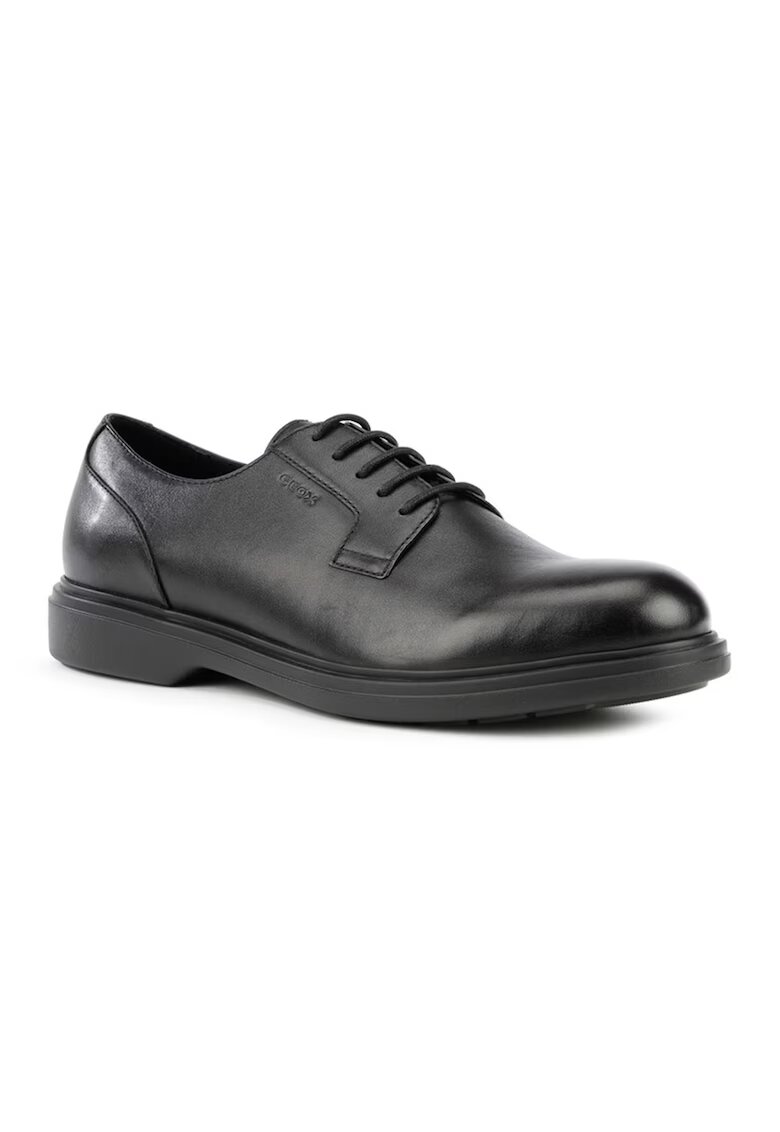 Geox Pantofi derby de piele - Negru