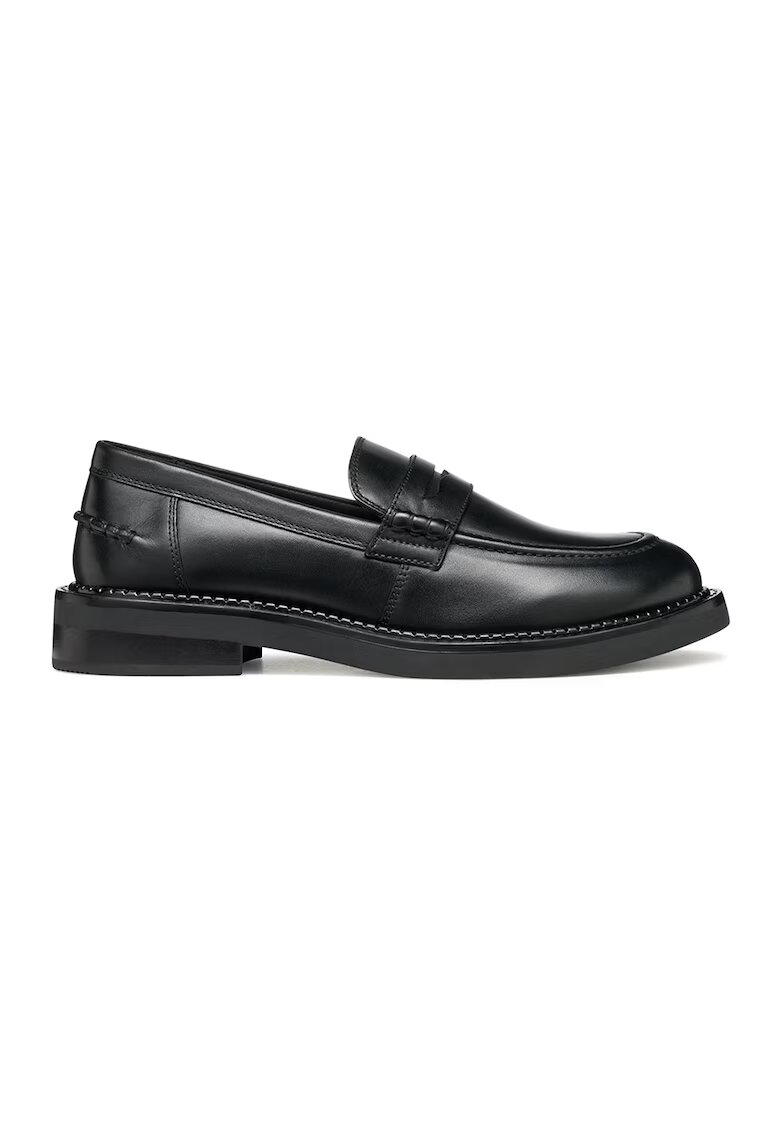 Geox Pantofi loafer de piele Serilda - Negru