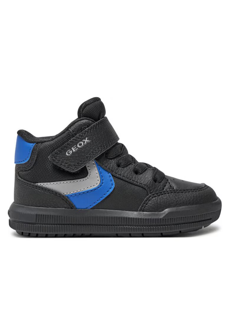 Geox Pantofi sport baieti 303950286 - Piele ecologica - Negru - Negru