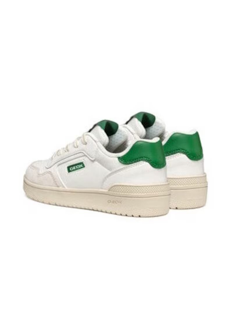 Geox Pantofi sport barbati 304626586 - Piele ecologica - Alb - Alb