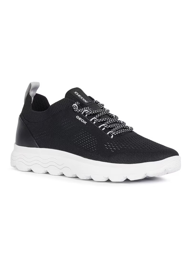 Geox Pantofi sport barbati Spherica - Textil/Cauciuc - Negru - Negru