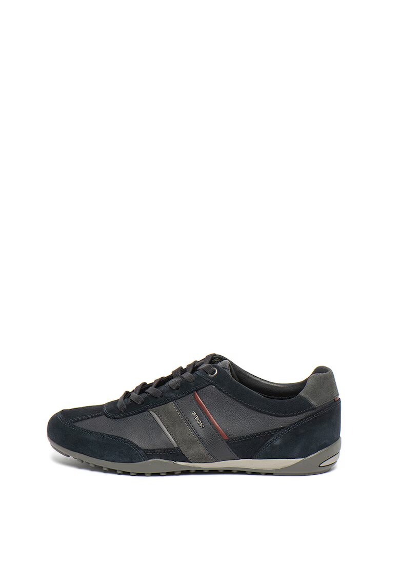 Geox Pantofi sport cu garnituri de piele intoarsa Wells