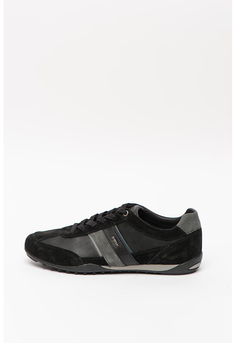 Geox Pantofi sport cu garnituri din piele intoarsa Wells