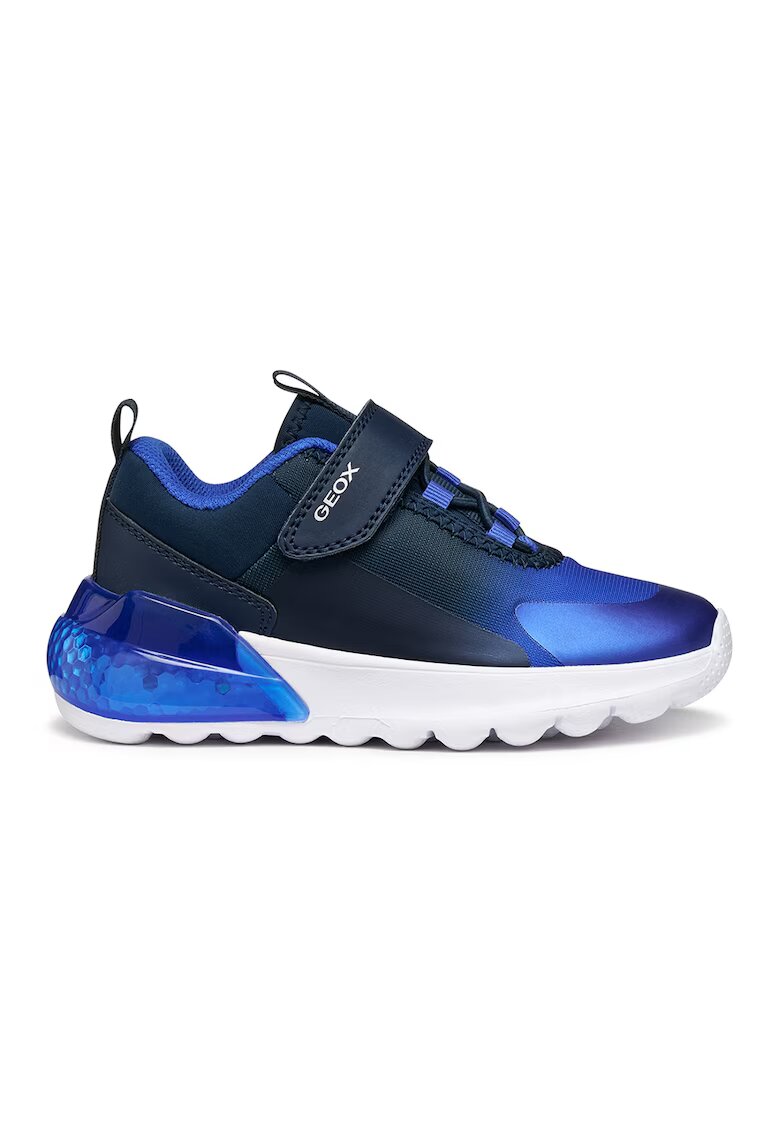 Geox Pantofi sport cu logo si velcro - Albastru