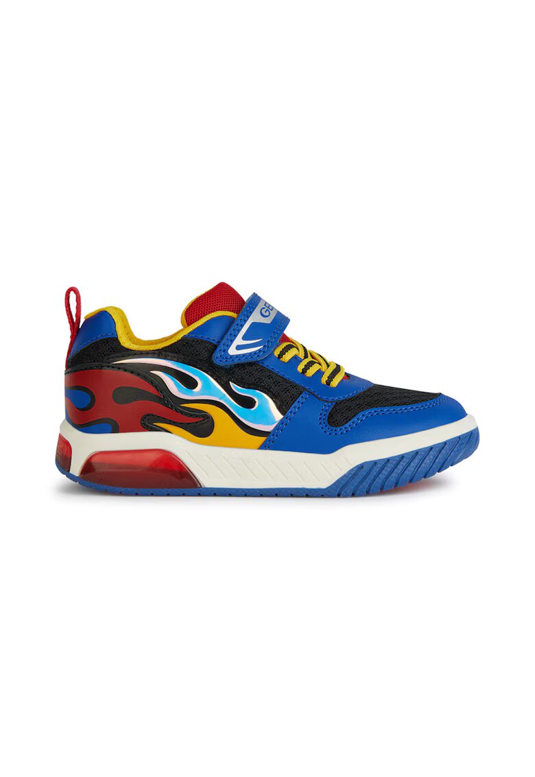 Geox Pantofi sport cu model colorblock si LED-uri Inek - Multicolor