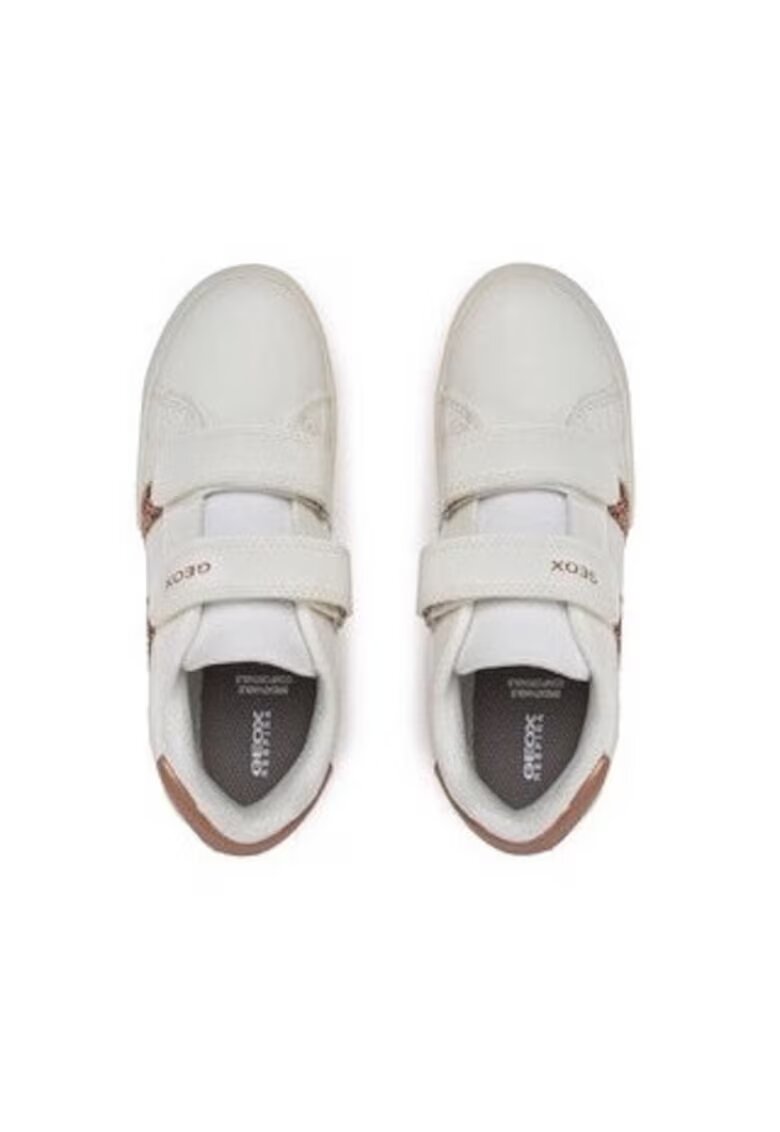 Geox Pantofi sport dama 303265540 - Piele ecologica - Alb - Alb