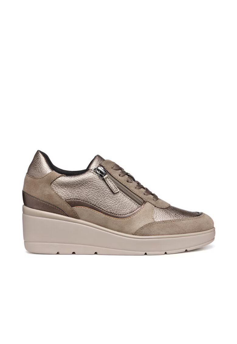 Geox Pantofi sport dama 303948931 - Piele ecologica - Bej - Bej