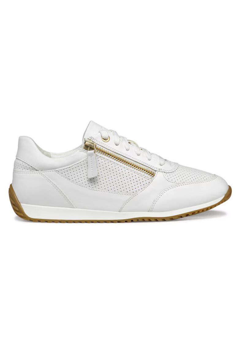 Geox Pantofi sport dama 304618277 - Piele ecologica - Alb - Alb