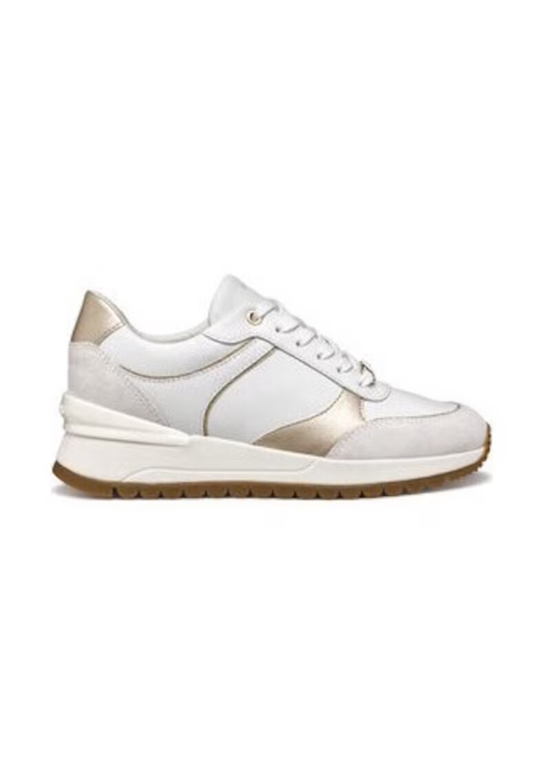 Geox Pantofi sport dama 304620560 - Piele naturala - Alb - Alb