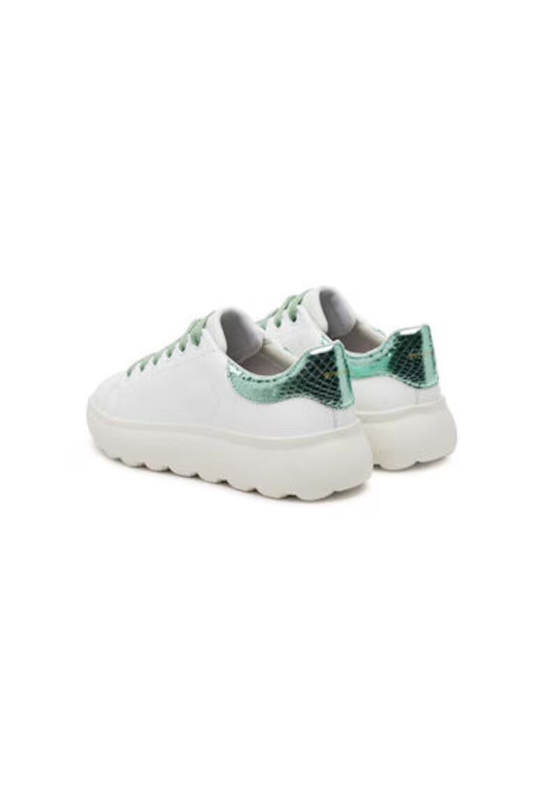 Geox Pantofi sport dama - D45TCD-085KY - Piele naturala - Alb
