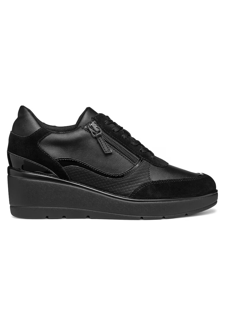 Geox Pantofi sport dama - D46RAA-05422 - Piele ecologica - Negru