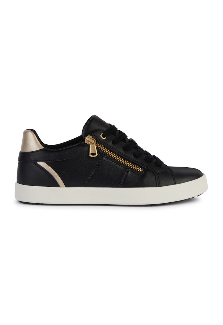 Geox Pantofi sport din piele ecologica - Negru