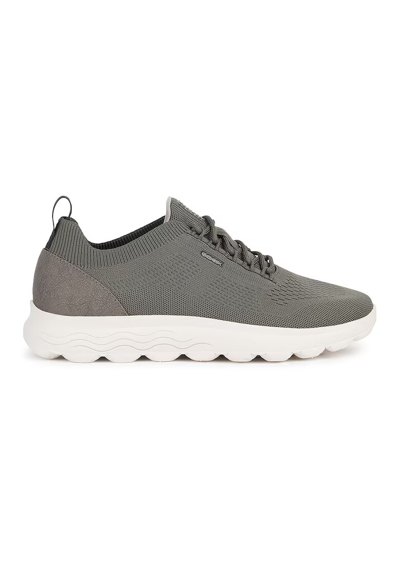 Geox Pantofi sport din plasa tricotata cu logo - Gri