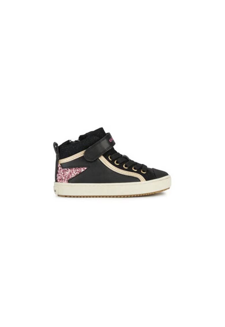 Geox Pantofi sport fete 303950996 - Piele ecologica - Negru - Negru