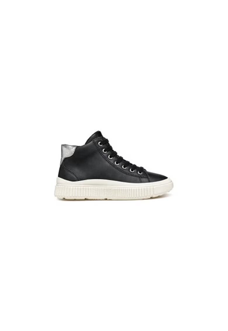 Geox Pantofi sport fete 304065316 - Piele ecologica - Negru - Negru