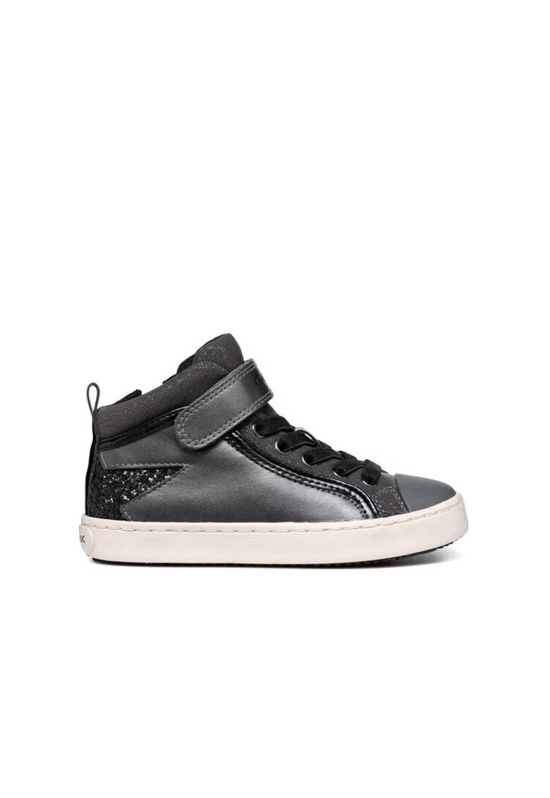 Geox Pantofi sport fete 304070556 - Piele ecologica - Gri - Gri