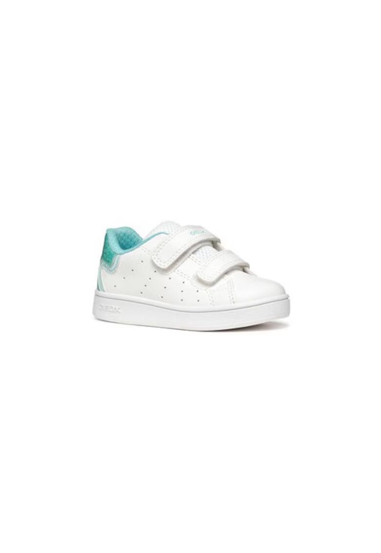 Geox Pantofi sport fete 304615108 - Piele ecologica - Alb - Alb